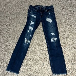American Eagle Outfitters Super Stretch Jegging Crop size 0